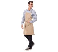 Chef Works Urban Austin Denim Bib Apron Natural