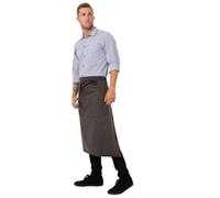 Chef Works ALWAQ024-PEW-0 Dorset Antique Bistro Apron Pewter, Grey