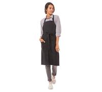 Chef Works Bib Apron Urban Rockford Canvas ABKV053-SGY-0 Steel Grey
