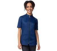 Chef Works Women's Arcadia Chef Coat, Ocean Blue, S