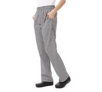 Chef Works Women's Essential Baggy Chef Pants, Small Check, S