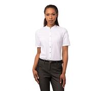 Chef Works Women's Seersucker Button Down Shirt, White, S
