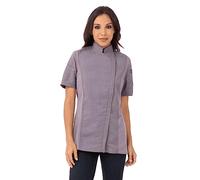 Chef Works Women's Springfield Chef Coat Jacket, Purple, S