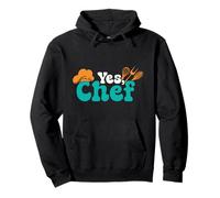 Chef YES CHEF Cooking Clothes Funny Cooks Pullover Hoodie
