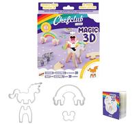 Chefclub Kids - Magic 3D Cookie Cutters : Unicorn and Rainbow