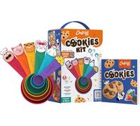Chefclub Kids - Starter Cookie Kit for Children - Recipe Book + Utensils + Cookie Cutters - Learn to Bake While Having Fun - Creative Baking Set for Kids Aged 4+: Starter Kit