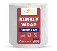 Cheff Royale Bubble Wrap 300mm x 5m 1 Roll of Premium quality small Air bubbles Packaging box for shipping and moving, home strong affordable Bubble wrap (single rolls)