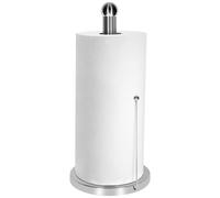 Cheffinger All Stainless Steel Towel Roller Holder with Side Holding Rod, Silver