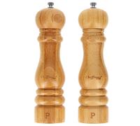 Cheffinger Set of 2 Salt / Pepper Mills Adjustable Ceramic Grinder