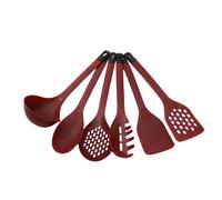 Cheffinger Set of 6 Heat-Resistant Silicone Kitchen Utensils with Stand