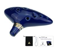 "Cheffort" 12 Hole Ocarina From Legend of Zelda,alto C Ocarina with Protective Bag,Buy zelda ocarina,12 hole zelda ocarina,ocarina of time,Ocarina Play by Link in Zelda