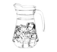 Chefline - SOV Small 1Ltr Classic Glass Jug Ideal for Serving Water, Iced Tea, Hot Cold Water, Wine, Coffee, Milk and Juice Beverage