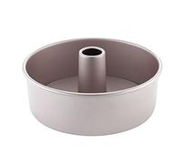 CHEFMADE Angel Food Cake Pan, 8-Inch with Removable Loose Bottom Non-Stick Chiffon Bakeware 2-Cups for Oven Baking (Champagne Gold)