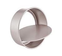 CHEFMADE Round Cake Pan, 8-Inch with Removable Loose Bottom Non-Stick Chiffon Bakeware for Oven and Instant Pot Baking (Champagne Gold)