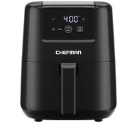 CHEFMAN 2-Quarter Mini Air Fryer, Space Saving Compact Digital Air Fryer with Non-Stick Basket, Dishwasher Safe, Quick and Easy Meals in Minutes,