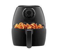 Chefman TurboFry 3.5 Litre Air Fryer Oven w/ Dishwasher-safe Basket and Dual-control Temperature, 1300W Power, 60-minute Timer & 15-cup Capacity, Uses No Oil, BPA-free, Matte Black