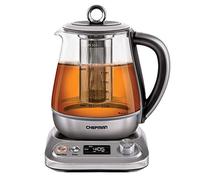 Chefman Digital Electric Glass Kettle, No.1 Kettle Manufacturer, Removable Tea Infuser Included, 8 Presets & Programmable Temperature Control, Auto Shutoff, Water Filter, 6+ Cup Capacity, 1.5 Liter