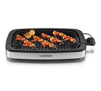 Chefman Indoor Electric Grill 1400W-1650W, 38x23 Large Grilling Surface, Nonstick Table Top Grill for Indoor Grilling and BBQ with Adjustable Temperature Control, Drip Tray, Dishwasher - Safe Parts