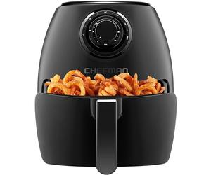 Chefman TurboFry 3.5 Litre Air Fryer Oven w/ Dishwasher-safe Basket and Dual-control Temperature, 1300W Power, 60-minute Timer & 15-cup Capacity, Uses No Oil, BPA-free, Matte Black