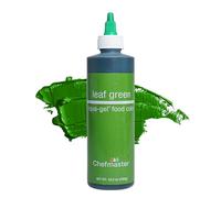 Chefmaster Leaf Green Liqua-Gel® Food Coloring | Vibrant Color | Professional-Grade Dye for Icing, Frosting, Fondant | Baking & Decorating | Fade-Resistant | Easy-to-Use | Made in USA | 10.5 oz