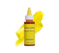 Chefmaster Liqua-Gel Food Color. 2.3 oz.- Lemon Yellow C5007-Lw-1
