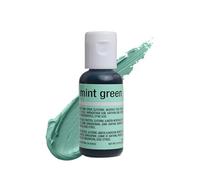 Chefmaster Mint Green Liqua-Gel® Food Coloring | Vibrant Color | Professional-Grade Dye for Icing, Frosting, Fondant | Baking & Decorating | Fade-Resistant | Easy-to-Use | Made in USA | 0.70 oz
