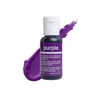 Chefmaster Purple Liqua-Gel® Food Coloring | Vibrant Color | Professional-Grade Dye for Icing, Frosting, Fondant | Baking & Decorating | Fade-Resistant | Easy-to-Use | Made in USA | 0.70 oz