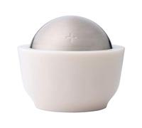 Chef'n 101-738-237 Dash Salt & Sugar Cellar with Flip Top Cover, 3 ⅞-inches | 4 ¼-inches, White