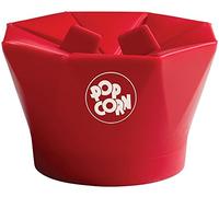 Chef'n PopTop™ Microwave Popcorn Maker, Silicone, Red