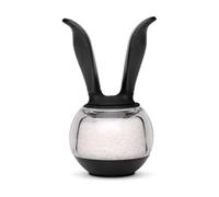 Chef'n SaltBall Salt Grinder, One Handed Refillable Salt Mill, Adjustable from Ultra-Fine to Coarse, 8 x 8 x 15 cm, Black