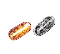 CHEFRU Car Wing Mirror Indicator Compatible With Alfa For Romeo GT 2003 2004 2005 2006 2007 2008 2009 2010 Side Marker Turn Signal Lamp Indicator Lights Traffic Light(For Dynamic Crystal)