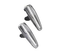 CHEFRU Car Wing Mirror Indicator Compatible With Mitsubishi For Lancer For Evolution X 2008-2014 2015 2016 2017 2018 Side Marker Indicator Lamp Turn Signal Light(Dynamic Crystal)
