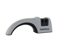 Chef's Choice 4450105 Chef'sChoice Manual Diamond Hone Knife Sharpener, Rubber, Pearl Gray/Black