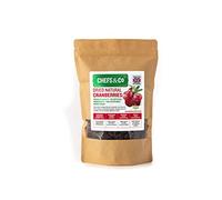 CHEFS & CO Dried Cranberries (Added Sugar) | Carefully Dried Cranberries | 100% Natural | Premium Quality | No Artificial additives, Non-sulphured (400g (Pack of 1))