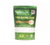 CHEFS & CO Pure Baking Soda 1kg | Food Grade Sodium Bicarbonate | Pack of 1