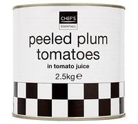 Chef's Essentials Peeled Plum Tomatoes in Tomato Juice 2.5kg (Drained Weight 1.5g)