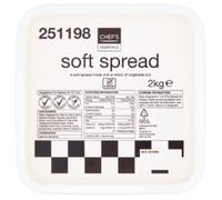 Chef's Essentials Soft Spread 2kg x 6