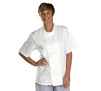 CHEFS JACKET SHORT SLEEVE WHITE S