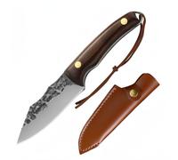 Chef's Knife - High Carbon Steel Japanese Knives,Sharp Kitchen Knive with Ergonomic Handle,Chopping Knife,Meat Knive,Cooking Knifes (3.94 inches Black)