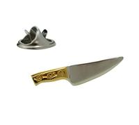 Chefs Knife Two Tone Lapel Pin Badge