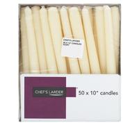 Chef's Larder 10" Ivory Candles x 50