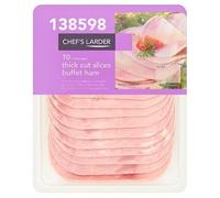 Chef's Larder 10 Thick Cut Slices Buffet Ham 500g | Case of 6