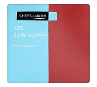 Chef's Larder 125 2 Ply Burgundy Napkins 40cm Square