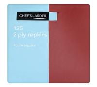Chefs Larder 125 2 Ply Napkins 40cm Square Burgundy
