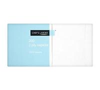 Chef's Larder 200 2 Ply White Napkins 33cm Square