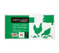 Chef's Larder 5 Dozen Medium Free Range Eggs x 1