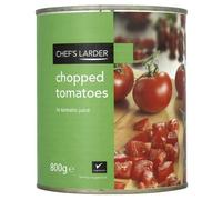 Chef's Larder Chopped Tomatoes in Tomato Juice 800g (Pack of 6 x 800g)