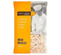 Chef's Larder Cooked Chicken Breast Strips 2.5kg | Case of 1