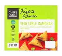Chef's Larder Food to Share Vegetable Samosas 900g | Case of 1