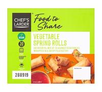 Chef's Larder Food to Share Vegetable Spring Rolls 600g | Case of 1